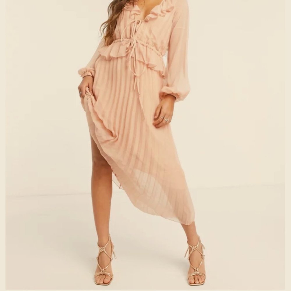 ASOS  Design Soft Pleated Dress